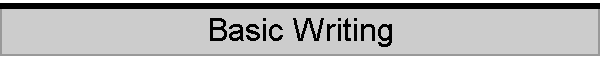 Basic Writing