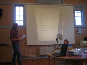 [Norwegian student presentation]