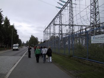 [Power lines]