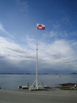 [Greenlandic flag]