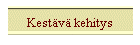 Kestävä kehitys